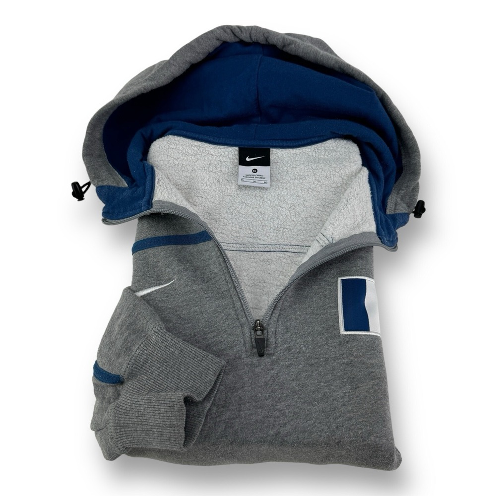 RARE Nike France Flag Cotton‎ Polyester Hooded Sweatshirt Mens Size XL